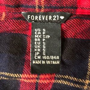 Forever 21 Dresses - Forever 21 Red Plaid Shirt Dress Tunic Forever 21 Dresses - Forever 21 Red Plaid Shirt Dress Tunic